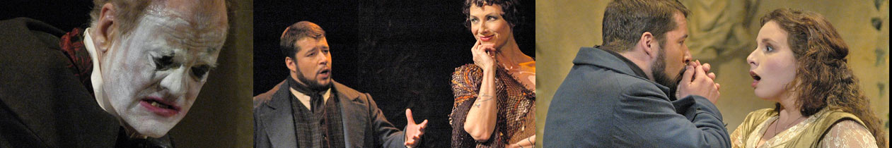 Duke of Mantua with Gilda photo Oliver Domenchini; other photos Andree Lanthier