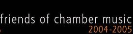 Friends of Chamber Music Banner
