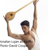 Jonatan Lujan as Apollo. Photo:David Cooper